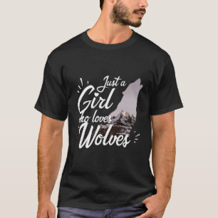 Gewoon een die van wolven houdt t-shirt