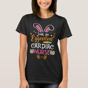 Gewoon een eierstok hartverpleegster konijneneiere t-shirt