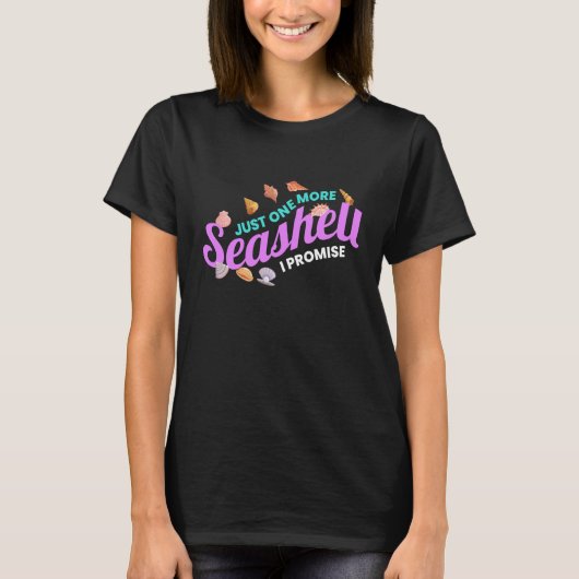 Gewoon één extra Seashell Shell Summer T-shirt (Voorkant)