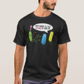 Gewoon een faag in je leven bacteriofaag t-shirt (Voorkant)
