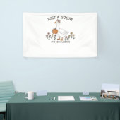 Gewoon een Gans en haar Pumpkin Classic T-shirt Spandoek (Beurs)