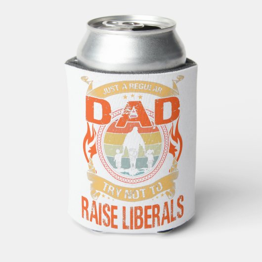 Gewoon een gewone vader die geen liberaal wil opvo blikjeskoeler (Blikje Achterkant)