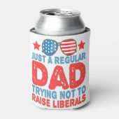 Gewoon een gewone vader die probeert de liberalen  blikjeskoeler (Blikje Voorkant)