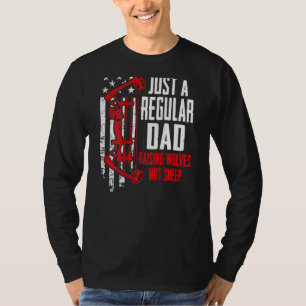 Gewoon een gewone vader die wolven oproept, niet o t-shirt