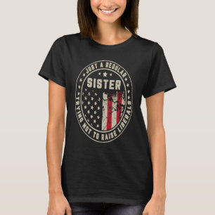 Gewoon een gewone zuster die probeert geen Amerika T-shirt