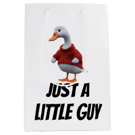 Gewoon een Goose Little Guy Funny Millennial Carto Medium Cadeauzakje