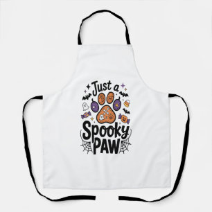 Gewoon een griezelige poot PNG, Hond Halloween Schort