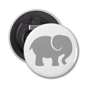 Gewoon een grijze olifant button flesopener