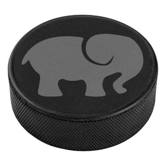 Gewoon een grijze olifant Hockey Puck (3/4)