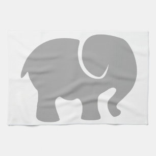Gewoon een grijze olifant theedoek