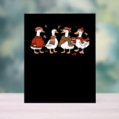 Gewoon een Herfst Goose Oversized T-shirt Acryl Bord (Neutraal)