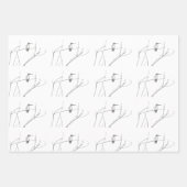 Gewoon een Hummingbird op een stok Inpakpapier Vel (Voorkant 3)