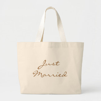 Gewoon een huwelijksband grote tote bag