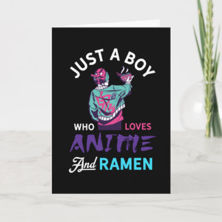 Gewoon een jongen die houdt van anime en ramen, ca kaart