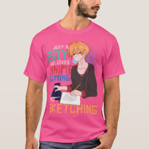 Gewoon een jongen die houdt van anime gaming en sc t-shirt