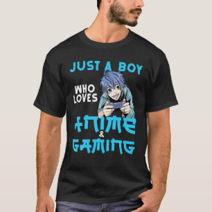 Gewoon een jongen die van Anime houdt en die Otaku T-shirt