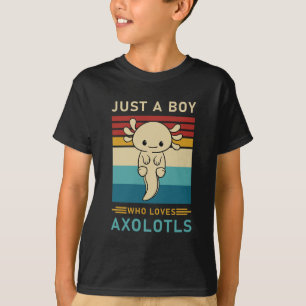 Gewoon een jongen die van Axolotls houdt, Cute Axo T-shirt