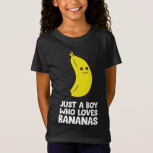 Gewoon een jongen die van Bananen houdt T-shirt
