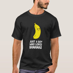 Gewoon een jongen die van Bananen houdt T-shirt