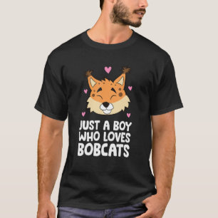 Gewoon een jongen die van Bobcats houdt T-shirt
