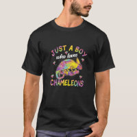 Gewoon een jongen die van Chameleons houdt