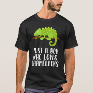 Gewoon een jongen die van Chameleons houdt T-shirt