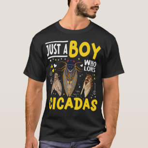 Gewoon Een Jongen Die Van Cicada Grappige Insecten T-shirt