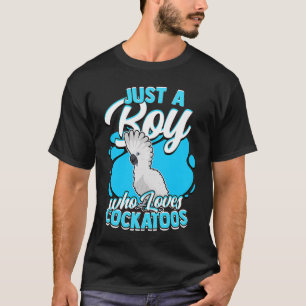 Gewoon een jongen die van Cockatoos Parrot Umbrell T-shirt