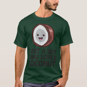 Gewoon een jongen die van Coconut houdt T-shirt