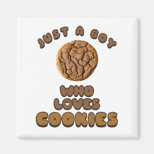 Gewoon een jongen die van Cookies Magnet houdt Magneet