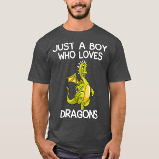 Gewoon een jongen die van Dragons houdt T-shirt