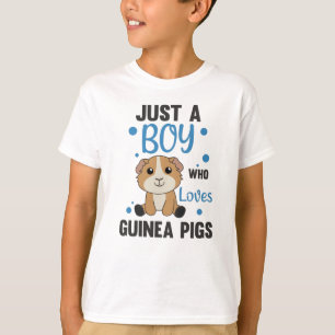 Gewoon een jongen die van een cavia houdt... t-shirt