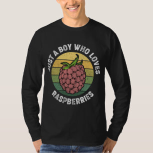 Gewoon een jongen die van frambozen houdt - frambo t-shirt