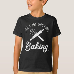 Gewoon een jongen die van het baken houdt t-shirt