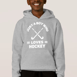 Gewoon een jongen die van hockey houdt.