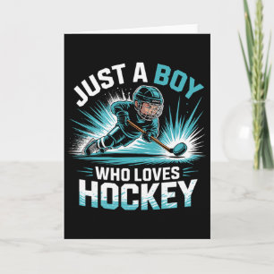 Gewoon Een Jongen Die Van Hockey Houdt _2 Kaart