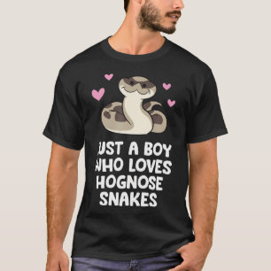 Gewoon Een Jongen Die Van Hognose Slangen Houdt T-shirt
