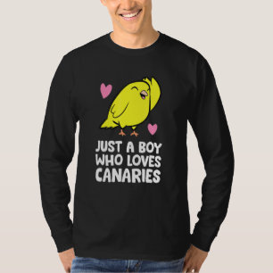 Gewoon Een Jongen Die Van Kanaries Houdt Mooie Kan T-shirt
