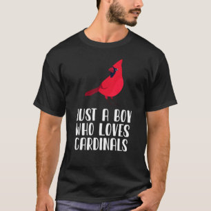 Gewoon een jongen die van kardinalen houdt t-shirt