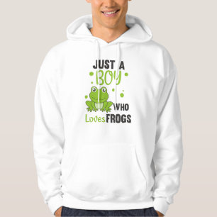 Gewoon een jongen die van kikkers houdt... zoete k hoodie