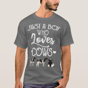 Gewoon een jongen die van Koeien houdt T-shirt