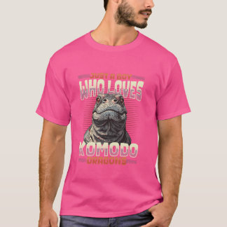 Gewoon een jongen die van Komodo Dragons houdt T-shirt