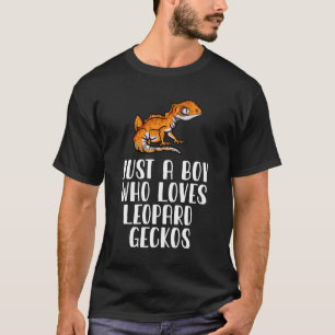 Gewoon een jongen die van Leopard Geckos houdt T-shirt