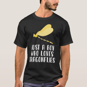 Gewoon een jongen die van libellen houdt t-shirt