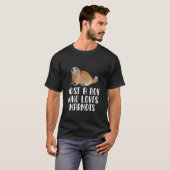 Gewoon een jongen die van Marmots houdt T-shirt (Voorkant volledig)