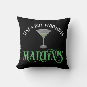Gewoon Een Jongen Die Van Martinis Houdt Kussen