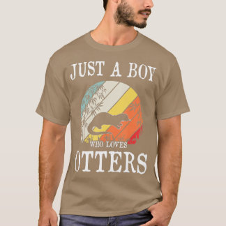 Gewoon een jongen die van otters houdt - 5 t-shirt