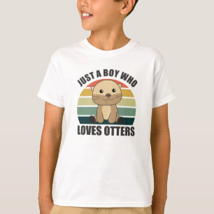 Gewoon een jongen die van otters houdt - Sweet Ott T-shirt