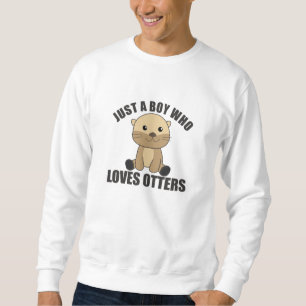 Gewoon een jongen die van Otters houdt. Trui