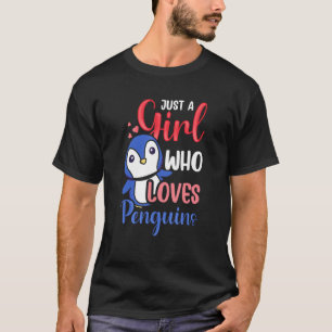 Gewoon een jongen die van Penguins Penguin Cute An T-shirt